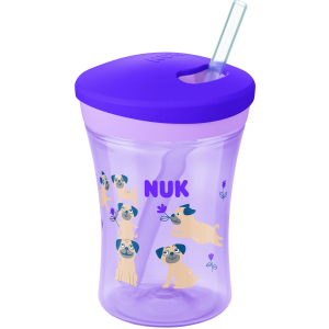 Поильник Nuk Evolution Action Cup 230 мл Фиолетовый (4008600365129) лучшая модель в Кривом Роге