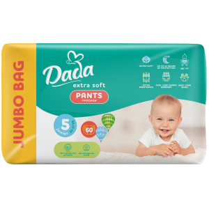 хорошая модель Трусики-подгузники Dada Extra Soft 5 Junior 12-17 кг 60 шт (4820174980795)