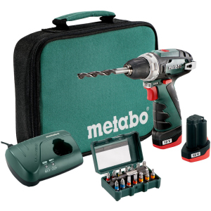 купить Аккумуляторная дрель-шуруповерт Metabo PowerMaxx BS 2х2.0 Ач (600079510)