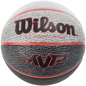 Мяч баскетбольный Wilson MVP elite rd/bk size 7 (WTB1460XB07)