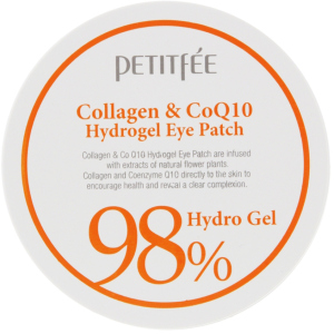 Гідрогелеві патчі для очей Petitfee Collagen &amp; Co Q10 Hydrogel Eye Patch Колаген-Коензим 60 шт (8809239800458) краща модель в Кривому Розі