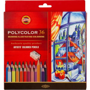 Художественные карандаши Koh-i-Noor Polycolor 36 цветов картонная упаковка (3835) ТОП в Кривом Роге