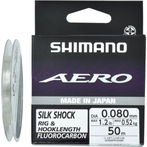 купити Флюорокарбон Shimano Aero Silk Shock Fluoro Rig/Hooklength 50 м 0.08 мм 0.52 кг (22665857)