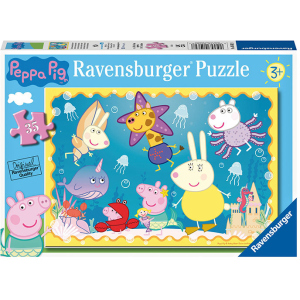 хороша модель Пазл Ravensburger Свинка Пеппа та підводний сит 35 елементів (4005556050628)