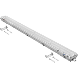 Лінійний світильник DELUX PC7 LED SLIM IP65 G13 під LED лампи 2х1200 мм (90017901) краща модель в Кривому Розі