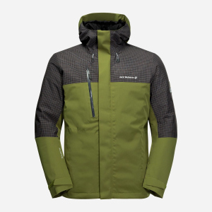 Куртка Jack Wolfskin Dna Icefall Jkt M 1114731-4158 L Сіро-зелена (4060477919782) рейтинг