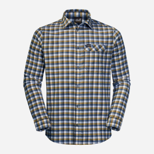 Рубашка Jack Wolfskin River Town Shirt M 1403341-8219 L Синяя (4060477933436) в Кривом Роге