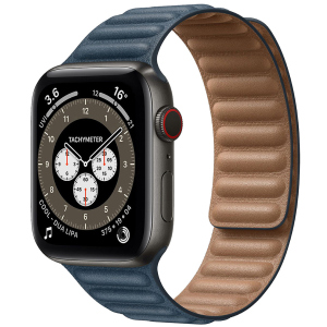 Ремешок Promate Maglet-44 для Apple Watch 42-44 мм 1/2/3/4/5/6/SE Baltic Blue (maglet-44.balticblue) ТОП в Кривом Роге