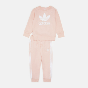 Спортивный костюм детский Adidas Crew Set H35568 104 см Hazcor/White (4064054380521) рейтинг