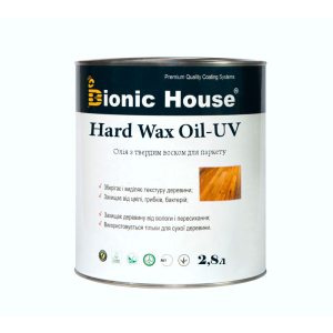 Олія для підлоги з твердим воском та УФ-фільтром HardWax Oil UV 2,8л Безбарвний в Кривому Розі