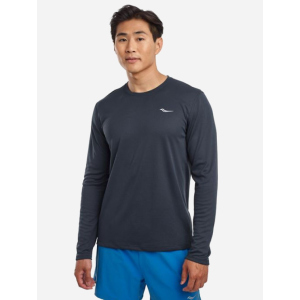 Лонгслив Saucony Stopwatch Long Sleeve 800197-BN XL Темно-синий (194917739648) лучшая модель в Кривом Роге