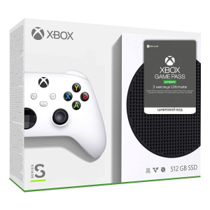 Microsoft Xbox Series S 512Gb + Xbox Game Pass Ultimate (3 місяці) ТОП в Кривому Розі