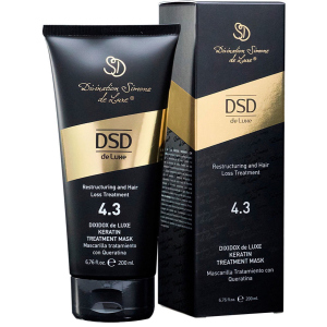 Восстанавливающая маска с кератином DSD de Luxe 4.3 Keratin Treatment Mask для улучшения структуры волос и стимуляции их роста 200 мл (8437011863096) ТОП в Кривом Роге