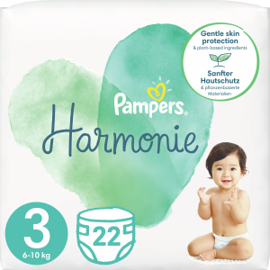 хороша модель Підгузки Pampers Harmonie Розмір 3 (6-10 кг) 22 шт (8006540156230)