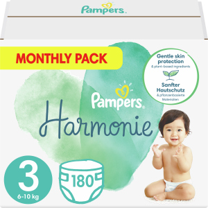 Подгузники Pampers Harmonie Размер 3 (6-10 кг) 180 шт (8006540156414) ТОП в Кривом Роге