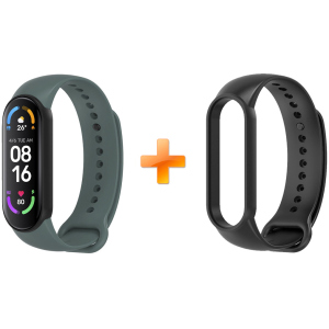 Xiaomi Mi Band 6 MiJobs Dual Color Crow Green/Black (MJ6-DSS019CGB) в Кривому Розі