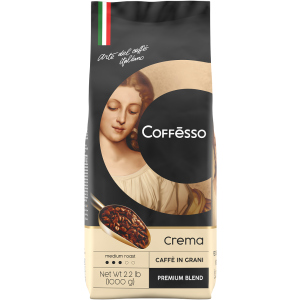 Кофе в зернах Coffesso Crema 1000 г (8001681575018) краща модель в Кривому Розі