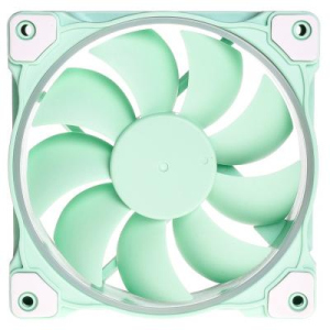 Вентилятор ID-Cooling ZF-12025-Mint Green, 120x120x25мм, 4-pin PWM, зеленый ТОП в Кривом Роге