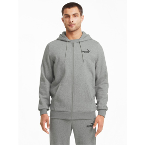 Спортивна кофта Puma ESS Small Logo FZ Hoodie 58670203 S Сіра (4063697314023) в Кривому Розі