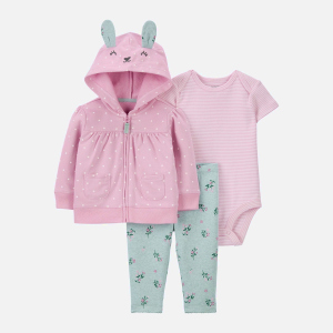 Комплект (боди + толстовка + лосины) Carters 1J955310 62 см 650 P Pink (194133778544) лучшая модель в Кривом Роге