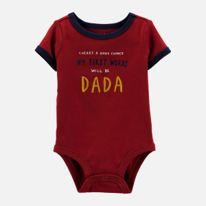 Боди-футболка Carters 1M009210 68 см 600 R Red (194135469075) лучшая модель в Кривом Роге