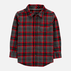 Рубашка Carters 3J216610 122 см 981 PL Plaid (194133515095) лучшая модель в Кривом Роге