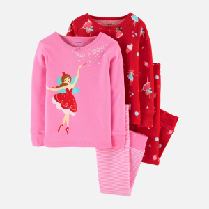 Пижама (футболка с длинными рукавами + штаны) Carters 29634714 92 см 2 шт 969 PRT Print (192136621584) лучшая модель в Кривом Роге