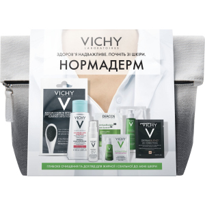 Набір для комплексного догляду Vichy Normaderm Глибоке очищення та догляд для жирної та схильної до акне шкіри (5902503632922) краща модель в Кривому Розі