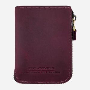 Кошелек кожаный Pro-Covers PC06480059 Бордовый (2506480059005) надежный