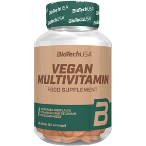 Витамины и минералы Biotech Vegan Multivitamin 60 таблеток (5999076239337) ТОП в Кривом Роге