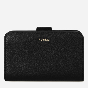 Кошелек женский кожаный Furla Babylon M Compact Wallet PCX9UNO-HSF000-O6000 Черный (8050560950866)