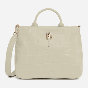 Сумка женская кожаная Furla Palazzo S Tote WB00345-BX0044-M7Y00 Серая (8050560552408)