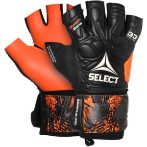 Вратарские перчатки Select Goalkepeer Gloves Futsal Liga 33 10 (201) Черно-оранжевые (5703543212088) ТОП в Кривом Роге