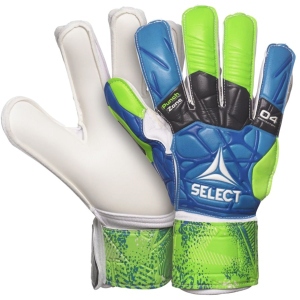 Вратарские перчатки Select Goalkeeper Gloves 04 Hand Guard 5 (332) Сине/зелено/белые (5703543200498) в Кривом Роге