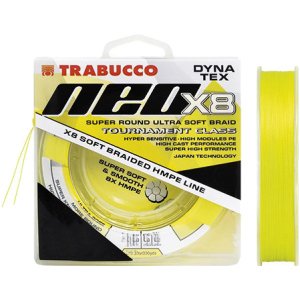 Шнур Trabucco Dyna-Tex Neo X8 Light Yellow 150 м х 0.084 мм 3.63 кг (054-11-008)