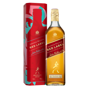 Віскі Johnnie Walker Red label витримка 4 роки 0.7 л 40% у металевій упаковці (5000267181400) в Кривому Розі