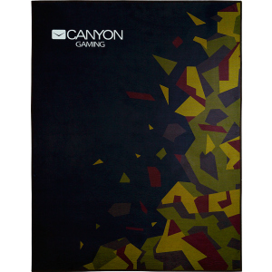 Защитный коврик Canyon 100х130 см Черный/Камуфляж (CND-SFM02) лучшая модель в Кривом Роге