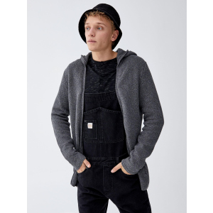 Кардиган Pull & Bear XAZ217038URTG M Сірий (DD8000004572628) ТОП в Кривому Розі