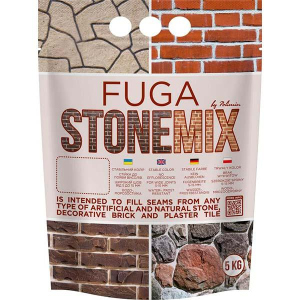 Затирка Заповнювач швів Polimin Fuga Stonemix білий 5 кг в Кривому Розі