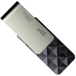 Silicon Power Blaze B30 256GB USB 3.0 Black (SP256GBUF3B30V1K) лучшая модель в Кривом Роге