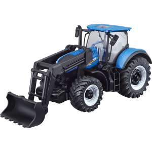 Модель серії Bburago Farm Трактор New Holland T7.315 з фронтальним навантажувачем, синій 1:32 (4893993316328) ТОП в Кривому Розі