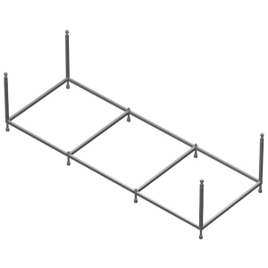Каркас для ванни AM.PM Spirit 180х80 (W72A-180-080W-R2) краща модель в Кривому Розі