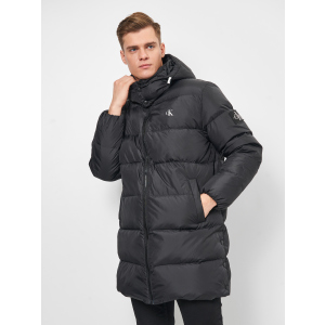 Пуховик Calvin Klein Jeans Long Hooded Down Jacket J30J318688-BEH XL Black (8719854528135) краща модель в Кривому Розі