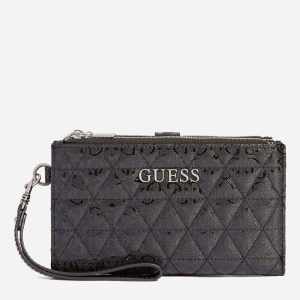 купити Гаманець жіночий Guess Wessex Slg Dbl Zip Organizer SWGN8379570-BLA Чорний (8000702444281)