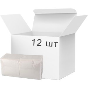 Упаковка салфеток Papero 240х240 мм 400 листов 12 пачек (11305290168) рейтинг