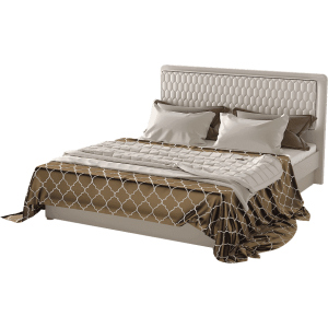 Ліжко Aqua Rodos Кристал 180 х 200 см Бежевий (АР000031945) краща модель в Кривому Розі