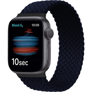 Ремешок Promate Fusion-40L для Apple Watch 38-40 мм 1/2/3/4/5/6/7/SE Charcoal (fusion-40l.charcoal) в Кривом Роге