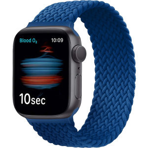 Ремешок Promate Fusion-44M для Apple Watch 42-44 мм 1/2/3/4/5/6/7/SE Blue (fusion-44m.blue) лучшая модель в Кривом Роге