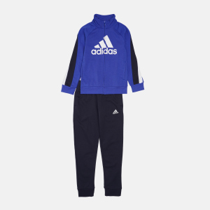 Спортивний костюм дитячий Adidas B Bos Cot Ts GT0339 140 см Boblue/Legink/White (4064056712795)