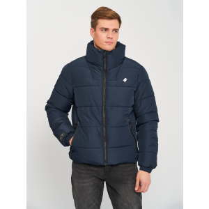 Куртка Superdry Non Hooded Sports Puffer M5011211A-JKE L Deep Navy (5057847233868) краща модель в Кривому Розі